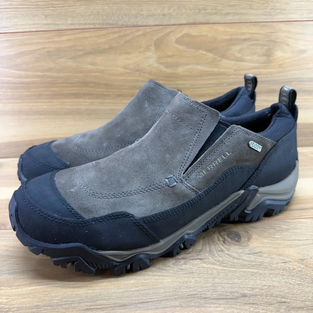 Merrell Coldpack 13 Thermo Moc Mens Shoes 13 Gunsmoke Outdoor Waterproof Casual